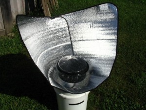 Windshield Shade Solar Cooker