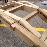 DaVinci Bridge made of 2x4s